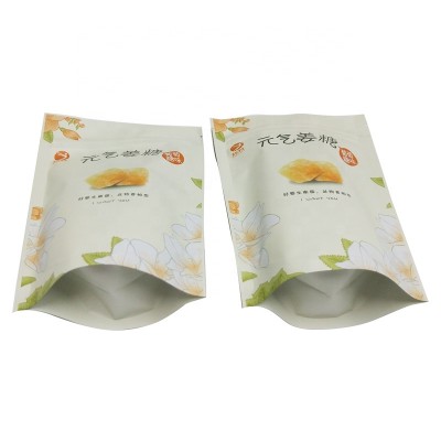 custom printed plastic resealable laminated stand up cheap zipper food grade packing pouch bag